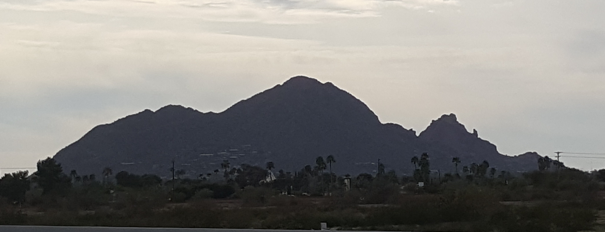 Camelback Mountain at dusk